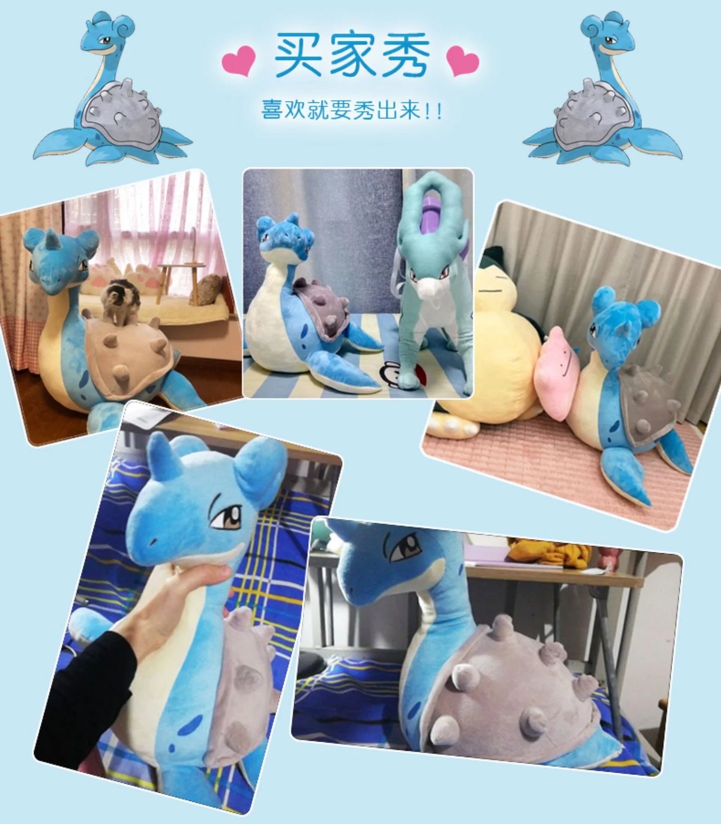 Large Ocean Creature Plush Doll Soft Anime Pillow Cushion
