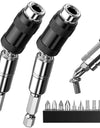 1/4"Hex Magnetic Pivoting Drill Bit Quick Change Drive Guide Drill Pivoting Bit Holder for Tight Spaces Magnetic Bit Tip Holder