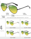 Polarized Pilot Sunglasses for Men and Women Driving Anti Glare Day and Night