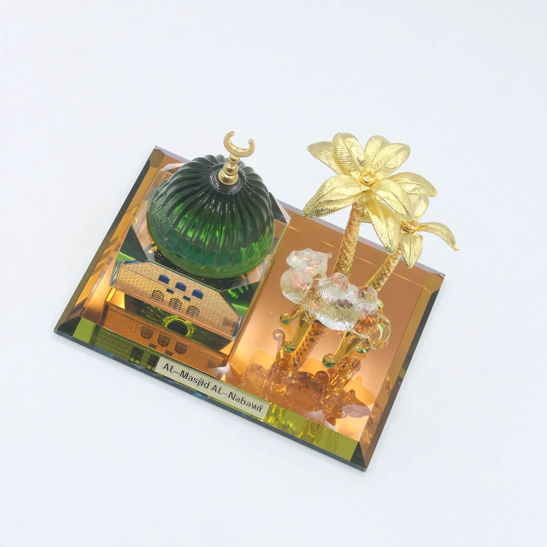 Muslim Kaaba Model Islamic Religious Ornament Kaaba Tianfang Camel Decoration Religious Miniature Sculpture Kaaba Collectible