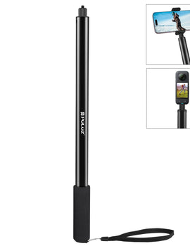 2m Metal Selfie Stick Monopod for Insta360 One RS / X2 / X3 Action Cameras  Aluminum Alloy Selfie Stick with 1/4 Screw