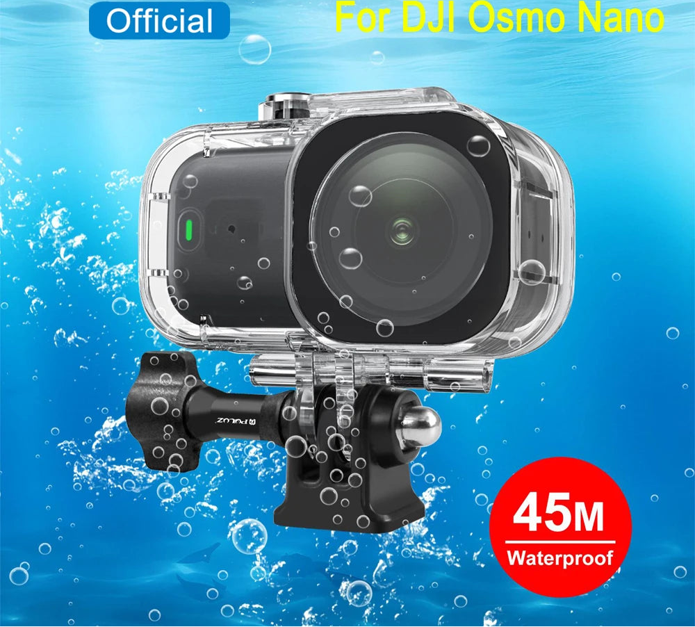 45 Metre Waterproof Diving Housing for DJI Osmo Nano Camera