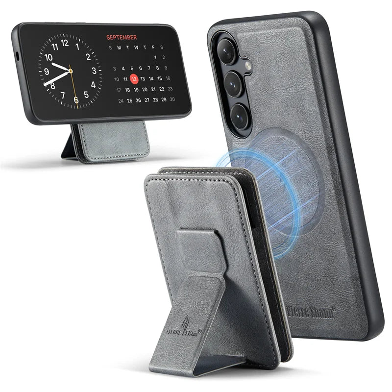 2 in 1Detachable Blocking Wrist strap Card Slot Wallet Case For Samsung Galaxy S 24 25 22 23 Ultra FE Plus  Phone Case