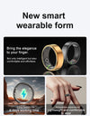 R02 Smart Ring Military Grade Titanium Steel Shell Health Monitoring IP68 & 5ATM Waterproof Multi-sport Modes
