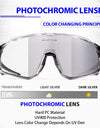 Color Photochromic Cycling Glasses Men MTB Cycling Sunglasses Women Road Bike Glasses UV400 Outdoor Sports Sunglasses