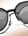 Fashion Polarizing Clip Eyewear UV Retro Round Multifunctional Optical Prescription Eyeglasses Frame For Men and Women