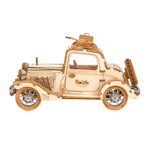 Vintage Car Model 3D Wooden Puzzle Toys