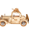 Vintage Car Model 3D Wooden Puzzle Toys