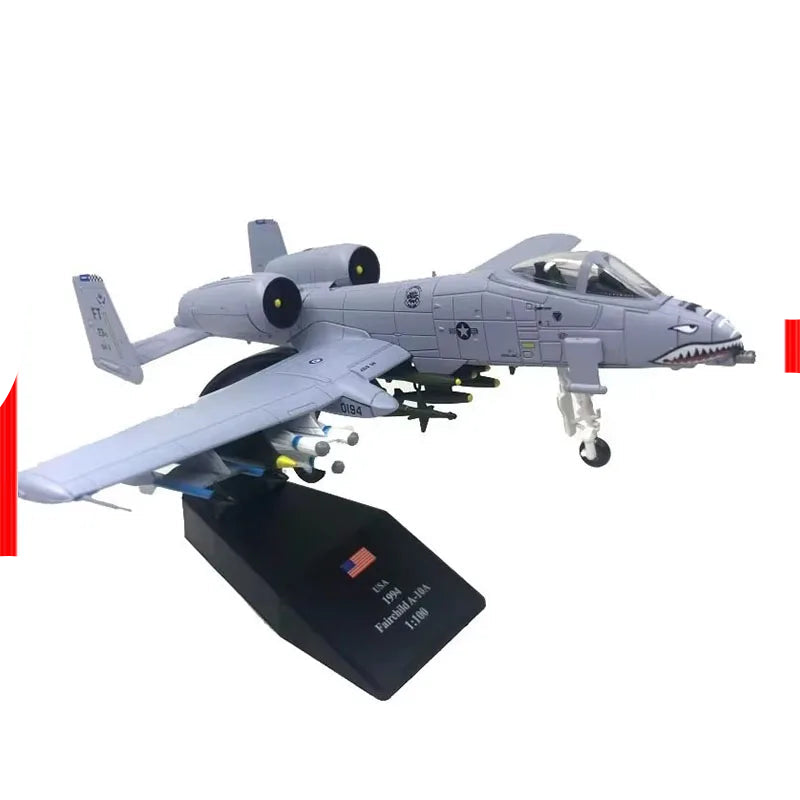 1 100 US A-10 Thunderbolt II Warthog Diecast Aircraft Model