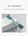 Optical Prescription Computer Blue Blocking Eyeglasses Anti-Blue Light Cat-Eye Frames Customizable Reading Women