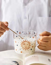 500ml Creative Glass Scale Handgrip Mug Breakfast Milk Coffee Couple Mug Home Tumbler Water Drinkware Fruit Juice Cups