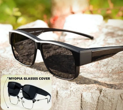 Polarized Women UV400 Goggles Outdoor Travel Driving Anti-Glare Cover Sun Glasses