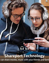 A71 Wired Headphones For Computer Phone With Mic Over Ear Stereo Hi-Res Headset Studio Headphone For Recording Monitor