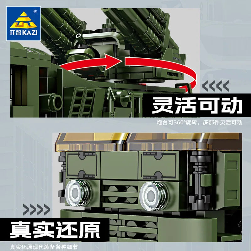 8IN1 Military WW2 War T90 Battle Tank  Building Blocks Army Weapon Bricks Educational Toys For s s Games