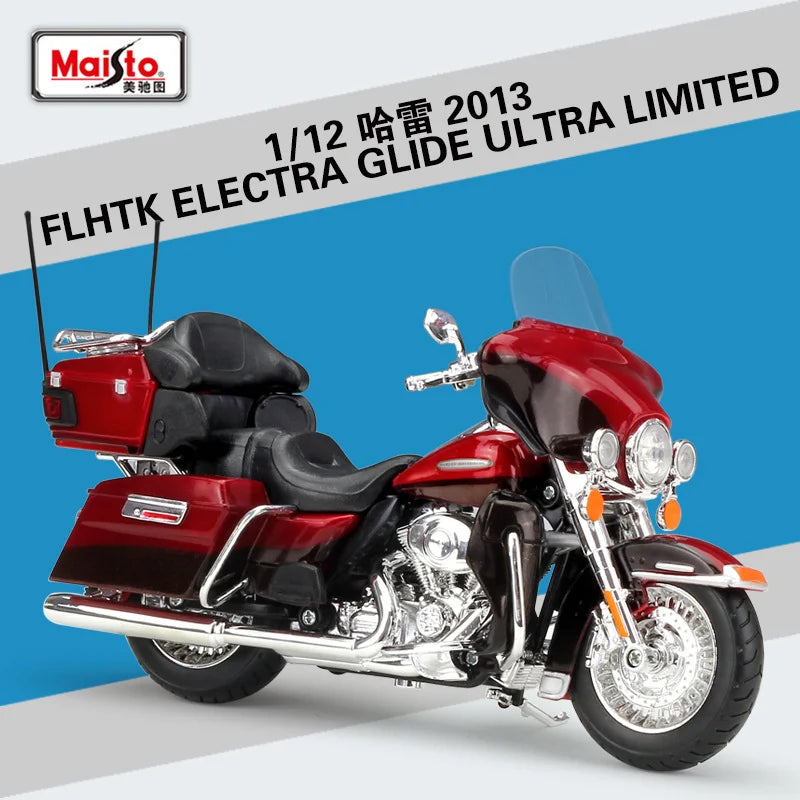 Diecast Harley Street Glide Special 2015 Motorcycle Model 1 to 12 Scale