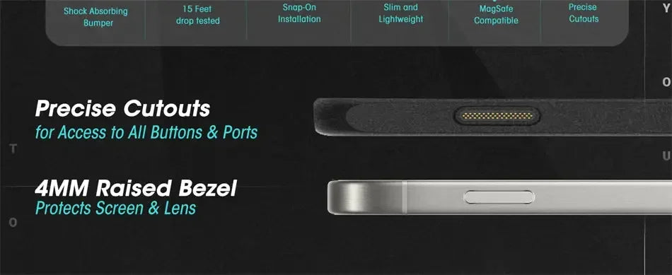 For iPhone 16 Case with Camera Control Capture Button UB Mag Slim Shockproof Protective  MagSafe Phone Case