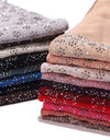 Muslim Hijabs For Women Wedding Dress Veil Hijabs Headscarf Luxury Tassel Diamond Shining Scarf Chiffon Instant Turban Scarves