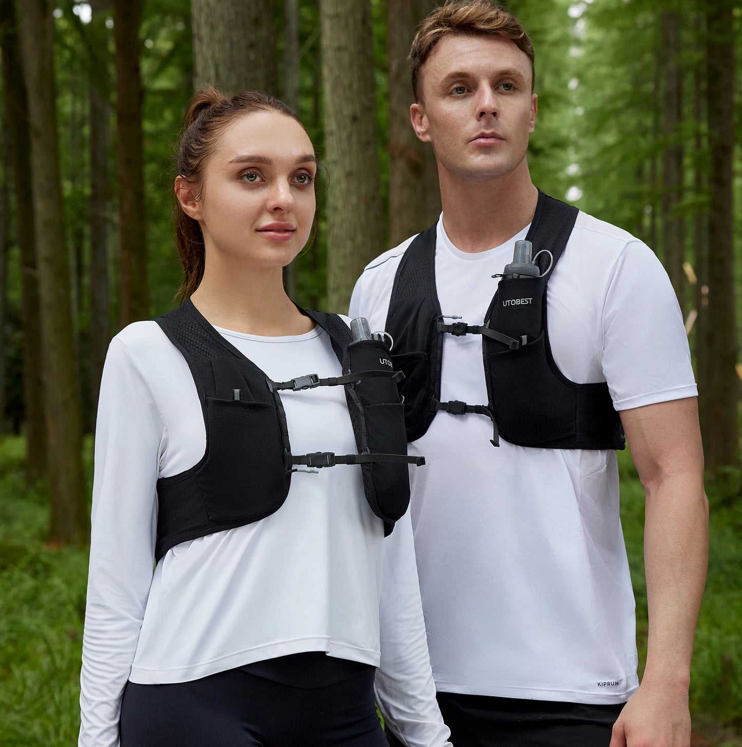 Trail Running Vest Ultra Lightweight Hydration Pack Breathable Functional Pack for Marathon Cycling Hiking
