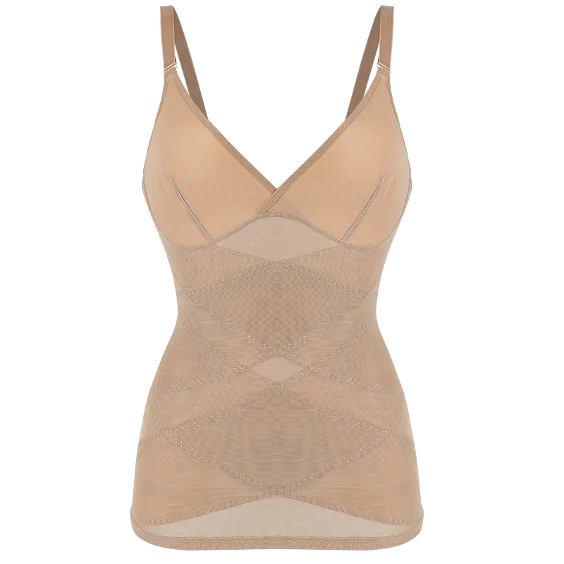 Women Built-In Bra Shapewear Camisole – Tummy Control Slimming Tank Top