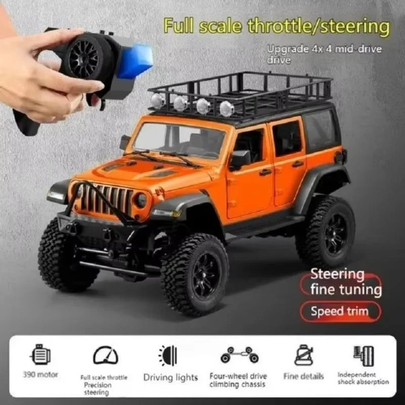 112 Scale Four Wheel Drive RC Wrangler Climbing Off Road Car