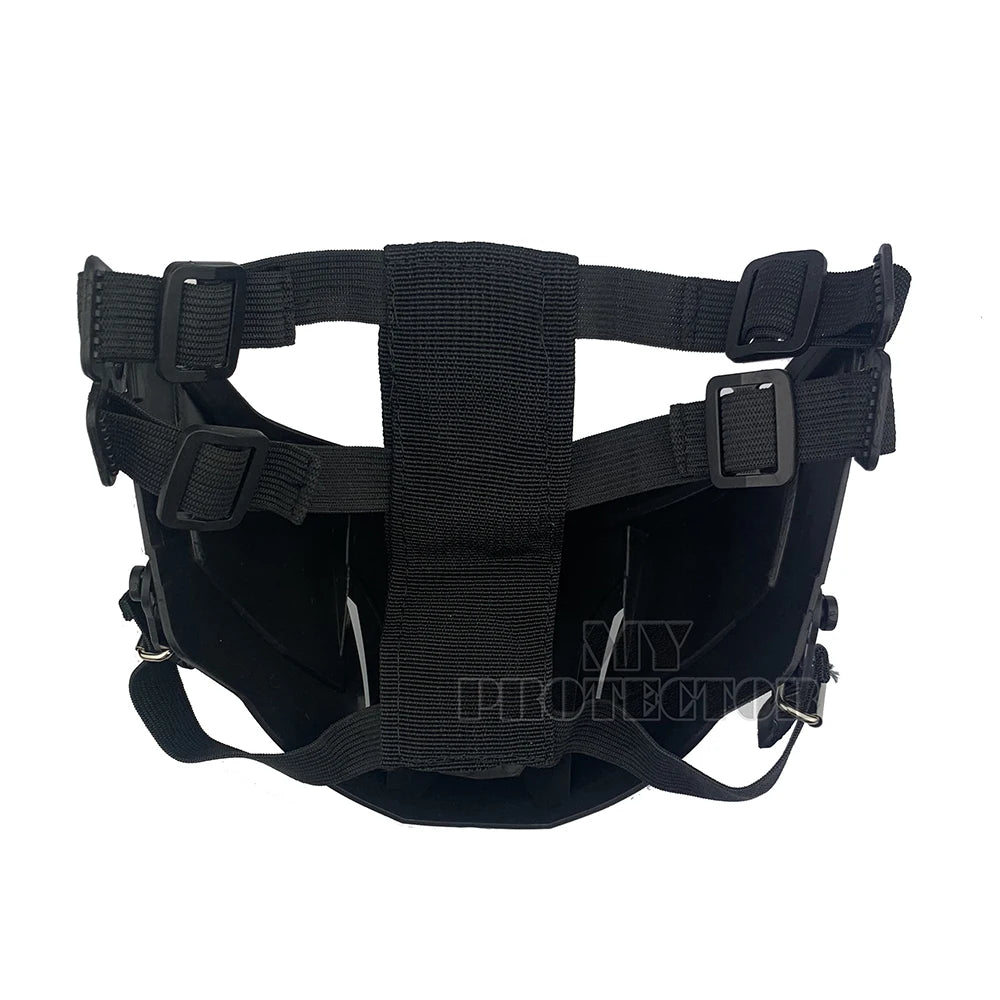 Tactical Airsoft Mask Outdoor Paintball Half Face Iron Warrior Protective Mask Shooting Protection Mouth Mask Hunting Equipment