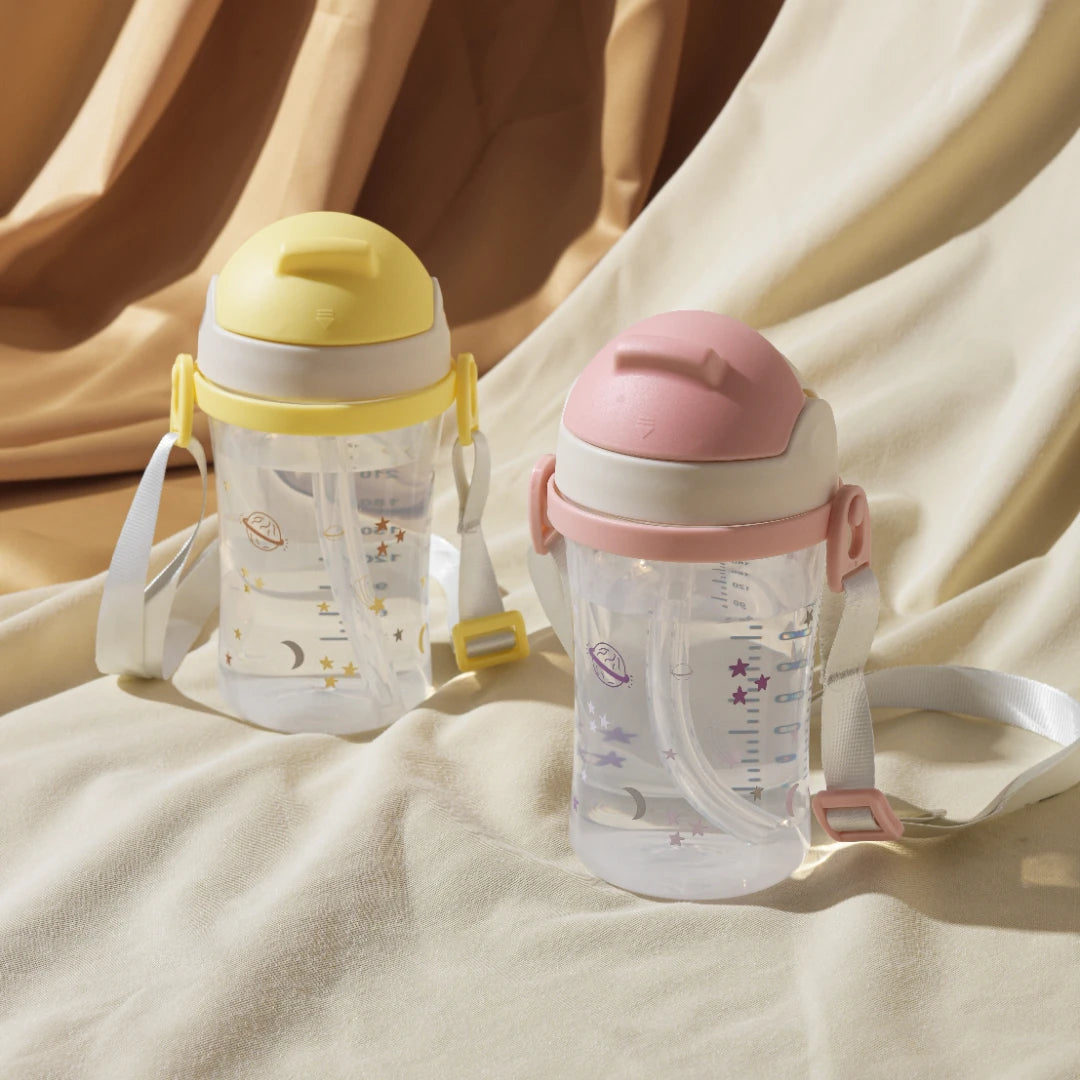 Baby Bottles Feeding Cup, Food grade PP Material Children's Learning Cup, Straw Cup, Straight Cup, Learning Cup, 240/300ml