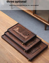Jiangshan Tea Tray Household Small Drain Tea Table Bamboo Tea Tray Kung Fu Tea Set Accessories Tea Sea Dry Brewing Table