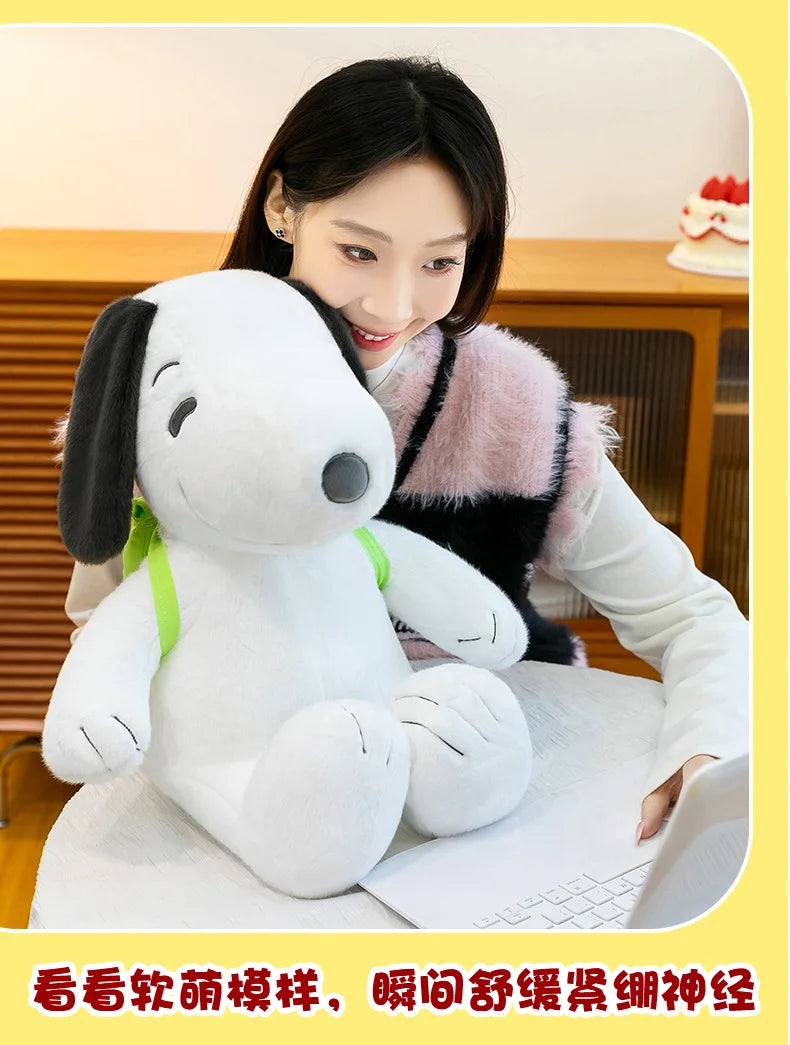 Cute Cartoon Dog Plush Backpack Soft Stuffed Pillow
