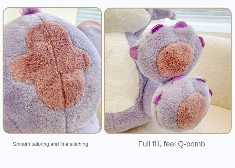 Disney Cartoon Purple Stitch Doll Star  Kawaii Plush Toy Girl's Birthday Doll Girlfriend Valentine's Day Gift 25cm/30cm/45cm