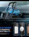 For iPhone 16 Case with Camera Control Capture Button UB Mag Stand Series Shockproof Protective Magnetic Phone Case