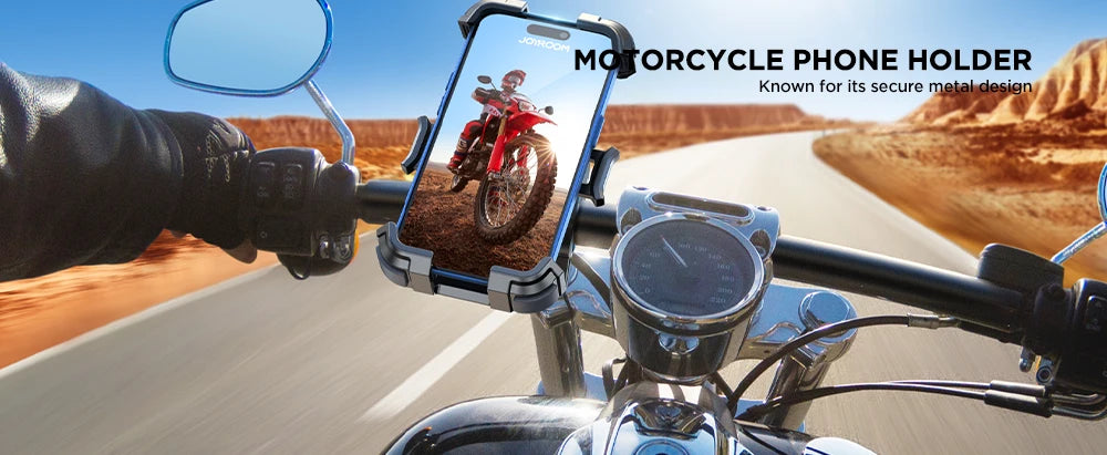 Motorcycle Phone Mount Upgrade Bike Phone Holder Ultra-Stable Bicycle Phone Mount Handlebar Cell Phone Clamp for Scooter