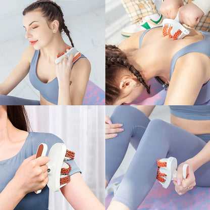 Leg Roller Massager Cellulite Massager Manual Muscle Massager Roller Multi-function Pelvic Floor Muscle Trainer Beauty Tools