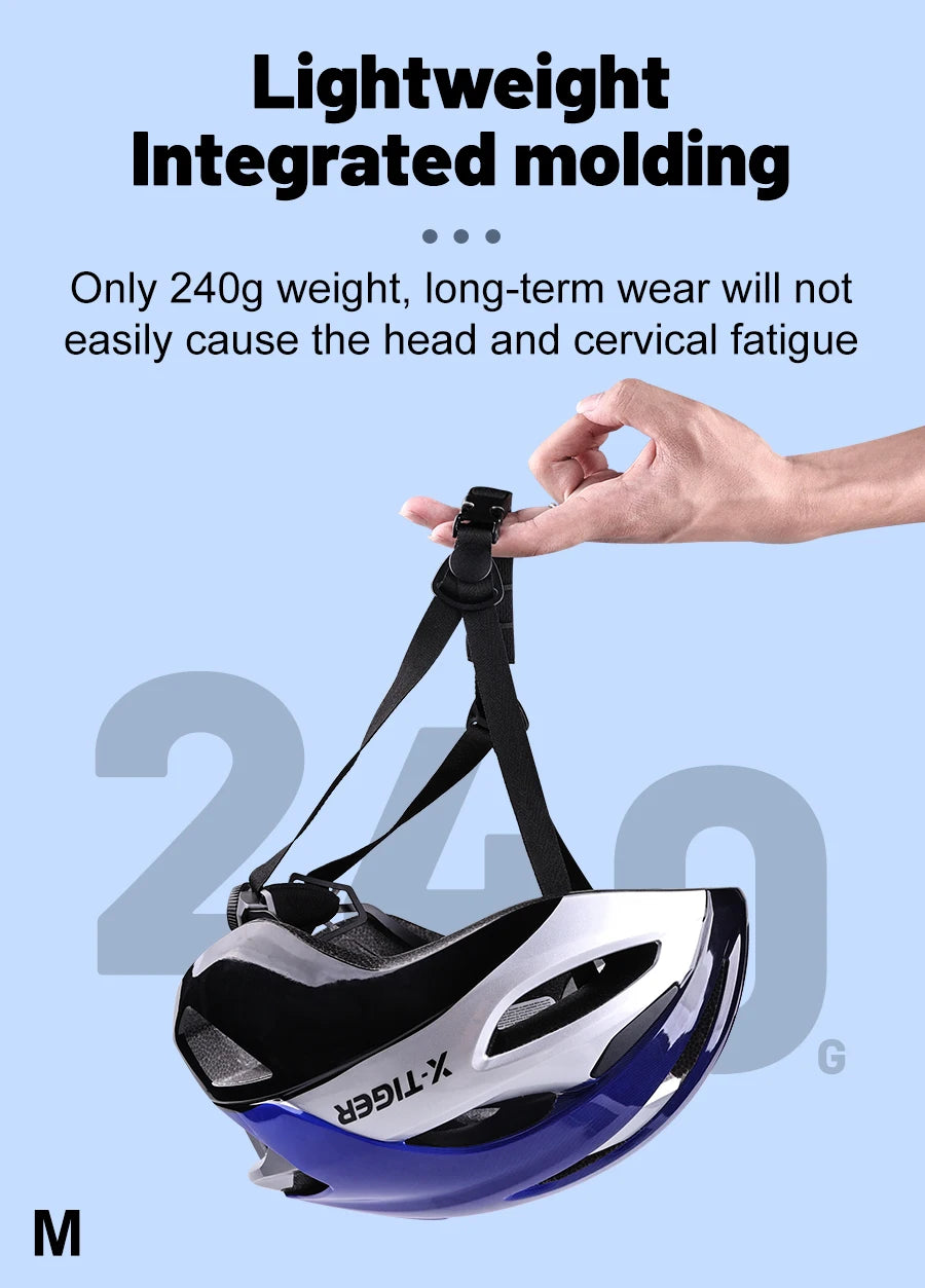 Lightweight One Piece Cycling Helmet For MTB And Road Riding
