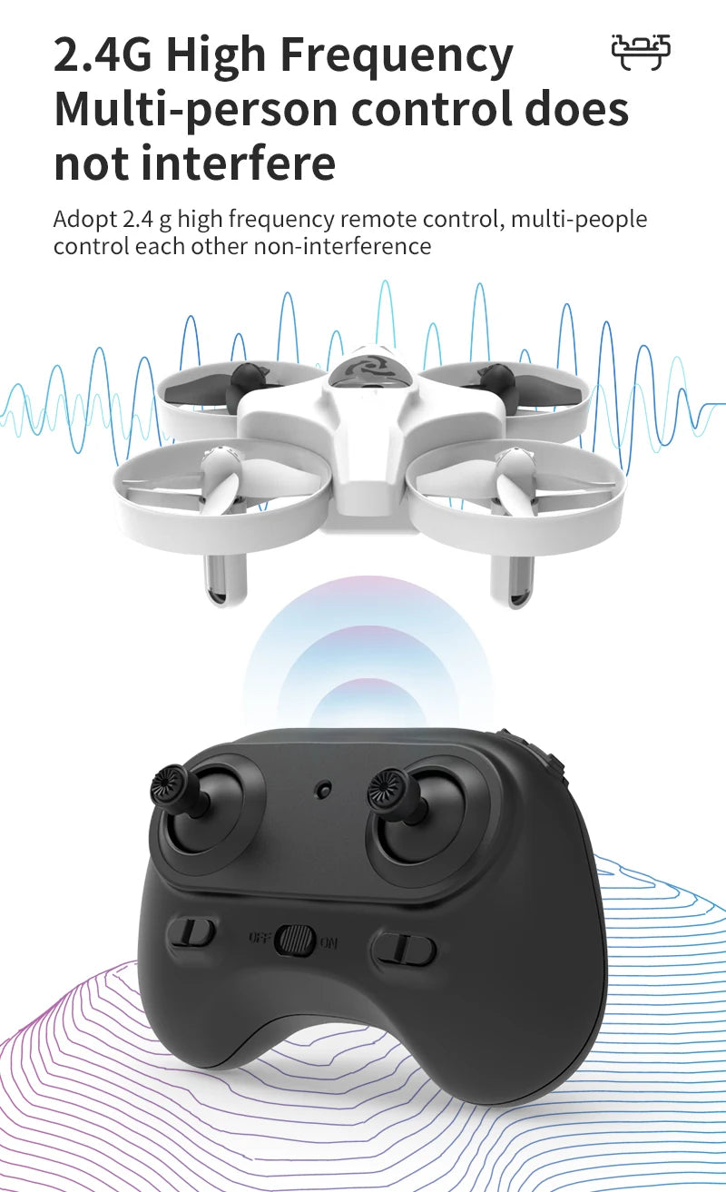 Mini Rc Drone 4Ch 6-Axis Headless Mode Helicopter 360 Degree Flip Remote Control Quadcopter Toys Plane UFO Mini Drone
