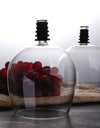 270/500ml Red Wine Glass Goblet To Drink Straight From The Bottle Drink Directly Clear Champagne Glass Cup With Silicone Seal