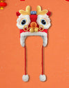 Chinese Dragon Hat Comfortable Costume Decoration Headdress Animal Hat for New Year Birthday Fancy Dress Performance Halloween