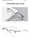 Square Optical Prescription Men's  Eyeglasses Frames Anti-Blue Light Reading Glasses Myopia Hyperopia
