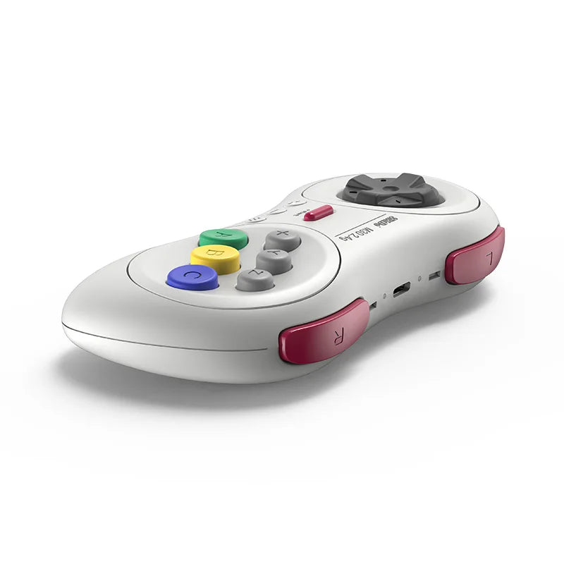 2.4GHz Wireless Retro Gaming Controller with Turbo Function for Sega Genesis Mini and Nintendo Switch