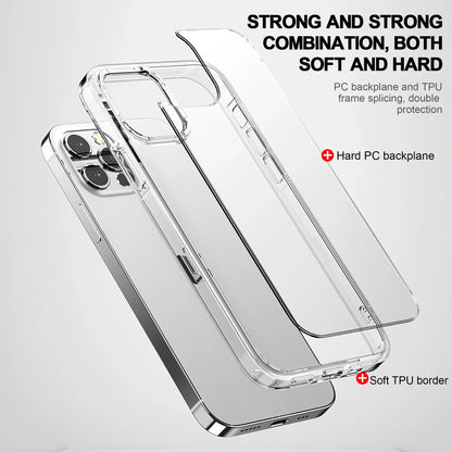 for iPhone 14 13 12 Case 14 Pro 14 Plus Anti-Yellowing Clear Transparent Shockproof Cover for iPhone 12 13 14 Pro Max Case