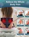 Electric Heating Belt With Adjustable Temperature Vibration Massage Waist Warmth and Hot Compress Belt