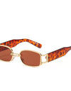 Sunglasses Fashion Rectangle Mens Womens Steampunk Sunglasses UV400 Outdoor Riding Fishing Party Glasses