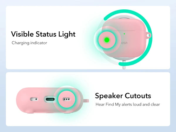 AirPods 4th Generation (2024) Case HaloLock with MagSafe Earphone Protection Cover for AirPods Pro 2nd/1st Gen(2023）