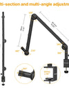 Multifunction Desk Setup Stand Microphone Desktop Stand for Microphone Smartphone Camera Live-streaming