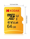 Kodak Micro SD Card Mini SD Class10 32GB 64GB 128GB 256GB High Speed Write Super Compatibility Phone Camera Meomory Card