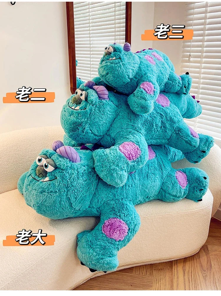140cm Disney Large James P. Sullivan Stuffed Toys Monsters Plush Dolls  Anime Soft Pillow Room Deco Kawaii Pillow Hugs Kid Gifts
