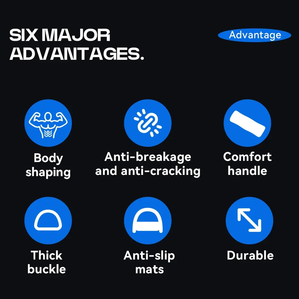 Pedal Tension Rope Men Abdominal Strengthening Elastic Band Tension Rope Expand Chest Strength Exercise Fitness equipment