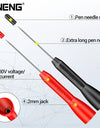 Insulation Piercing Needle 1mm Pin Non Destructive Multimeter Test Probe 10A 600V For 2mm Test Lead