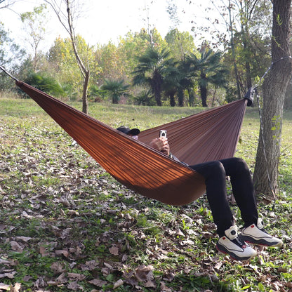 300*140cm Ultralight Hammock 380T (20D) New Parachute Nylon Single Shelter For Hiking Riding And Camping