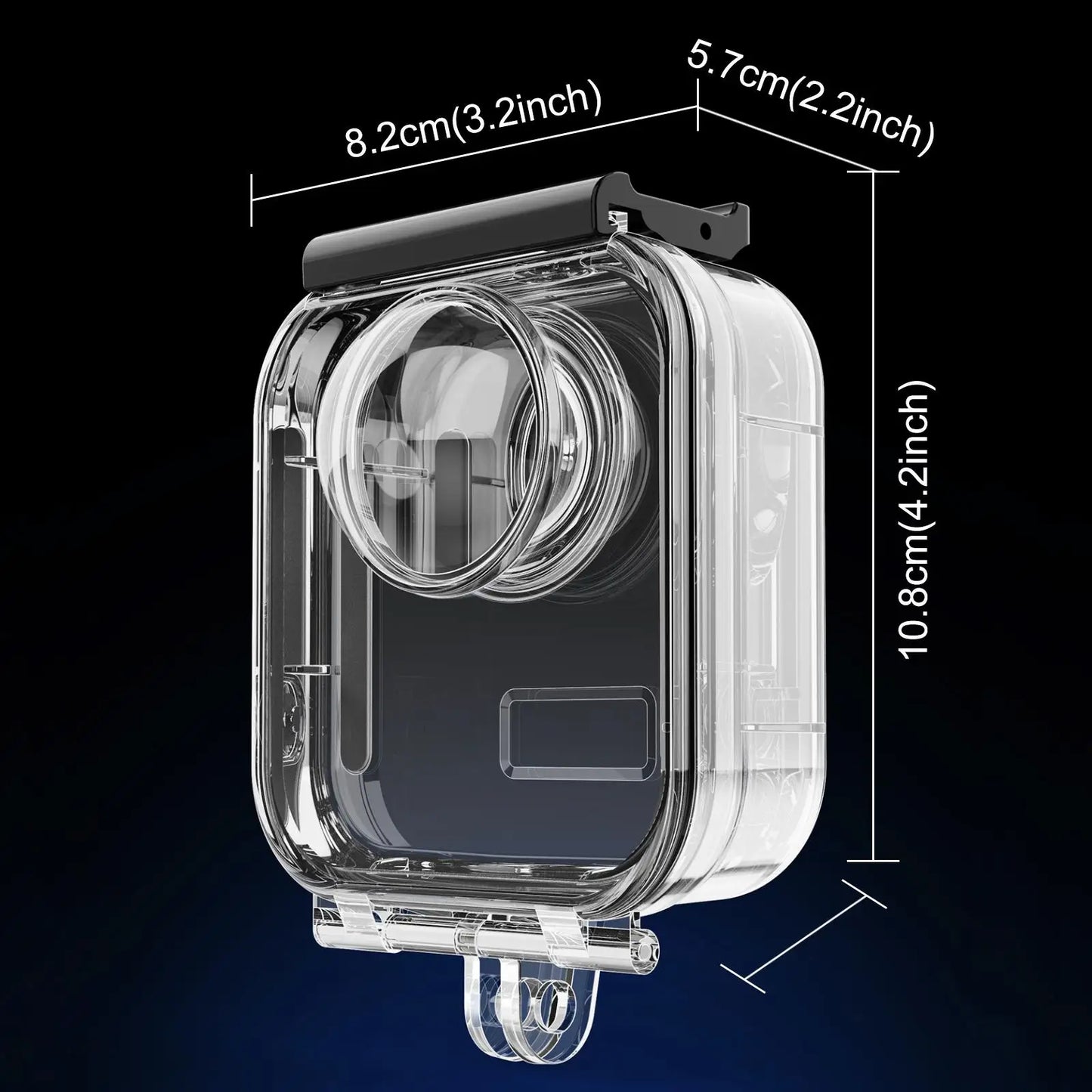 45 Metre Waterproof Diving Housing for GoPro MAX2 Camera