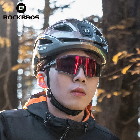 Bicycle Light Helmet Type-C Rechargeable Front + Rear Light Warning Bike Helmet Head MTB Road Cycling Helmet